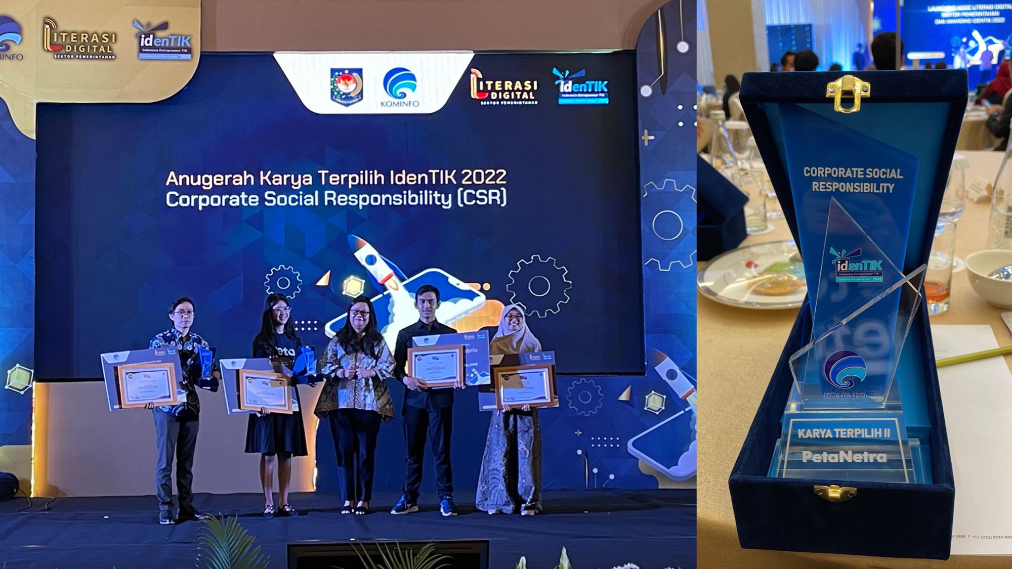 Runner up of IDENTIK (Indonesia Communication and Informatics Competition) 2022